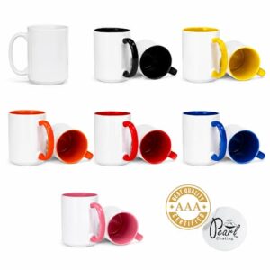 15 oz Premium Sublimation Mug – Pearl Coating
