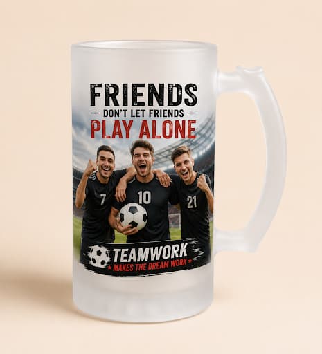 Personalized Frosted Beer Stein – 16 oz-32cad