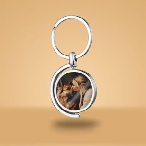 Personalized Round Photo Keychain