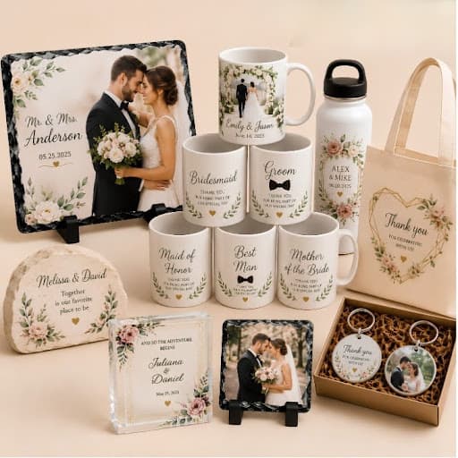 Wedding and event gifts